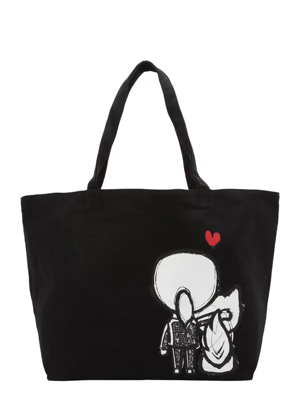 Karl Lagerfeld Karl Lagerfeld Shopper torba 'Ikon Valentine'  siva / crvena / crna