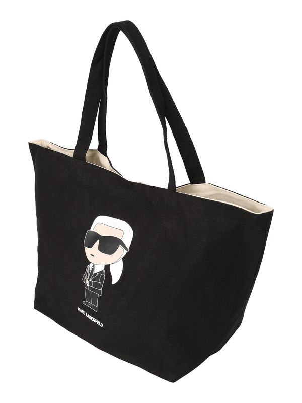 Karl Lagerfeld Karl Lagerfeld Shopper torba 'Ikonic 2.0.'  nude / antracit siva / crna / bijela