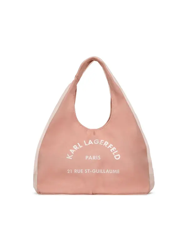 Karl Lagerfeld Karl Lagerfeld Shopper torba 'Rue St-Guillaume'  rosé / bijela