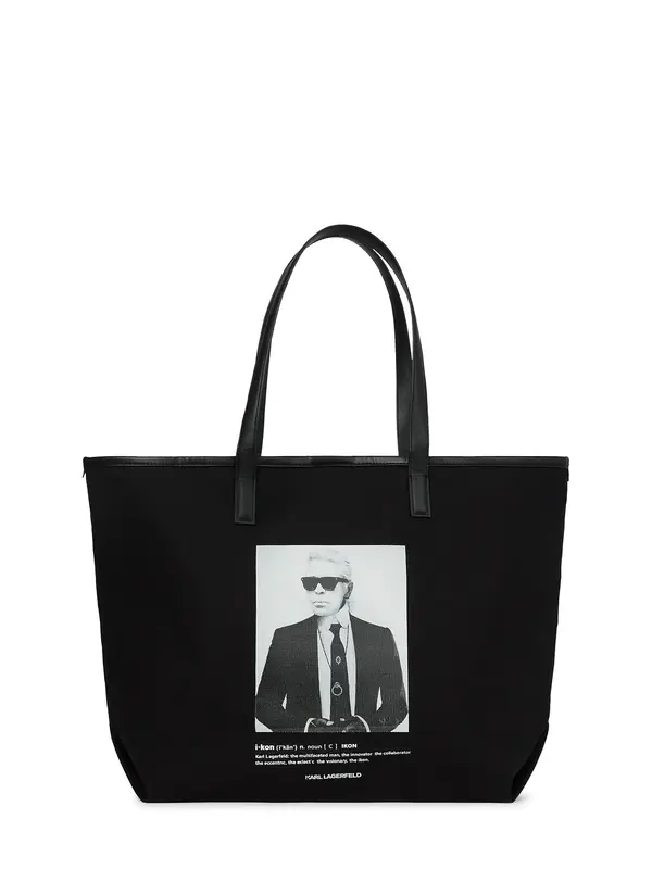 Karl Lagerfeld Karl Lagerfeld Shopper torba  siva / crna