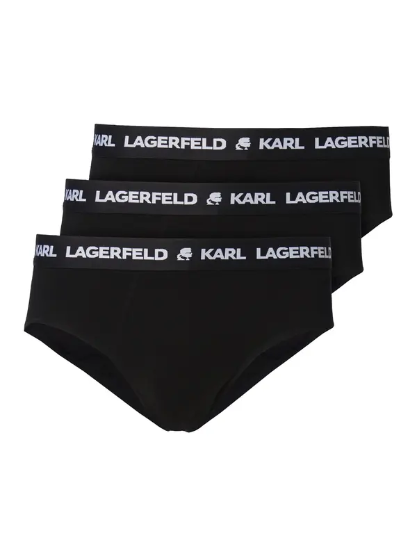 Karl Lagerfeld Karl Lagerfeld Slip  crna / bijela