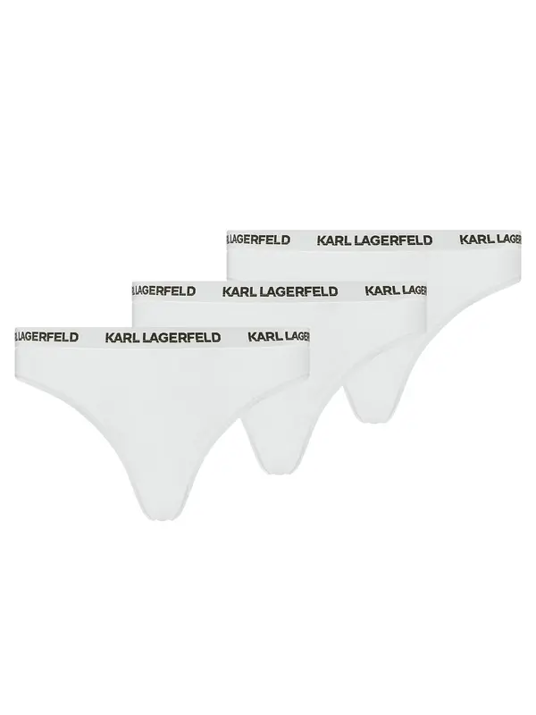 Karl Lagerfeld Karl Lagerfeld Slip  crna / bijela