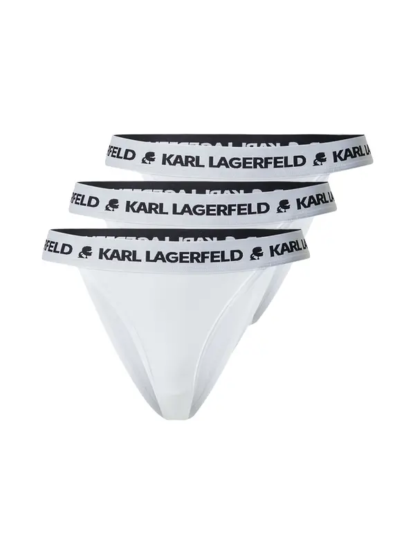 Karl Lagerfeld Karl Lagerfeld Slip  crna / bijela