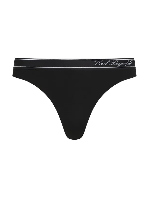 Karl Lagerfeld Karl Lagerfeld Slip  crna / bijela