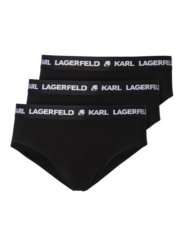 Karl Lagerfeld Karl Lagerfeld Slip  crna / bijela