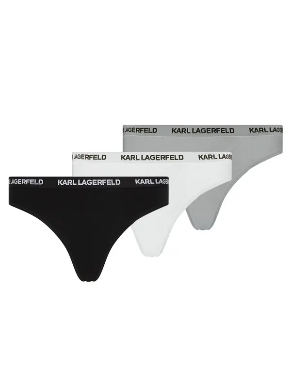 Karl Lagerfeld Karl Lagerfeld Slip  crna / bijela