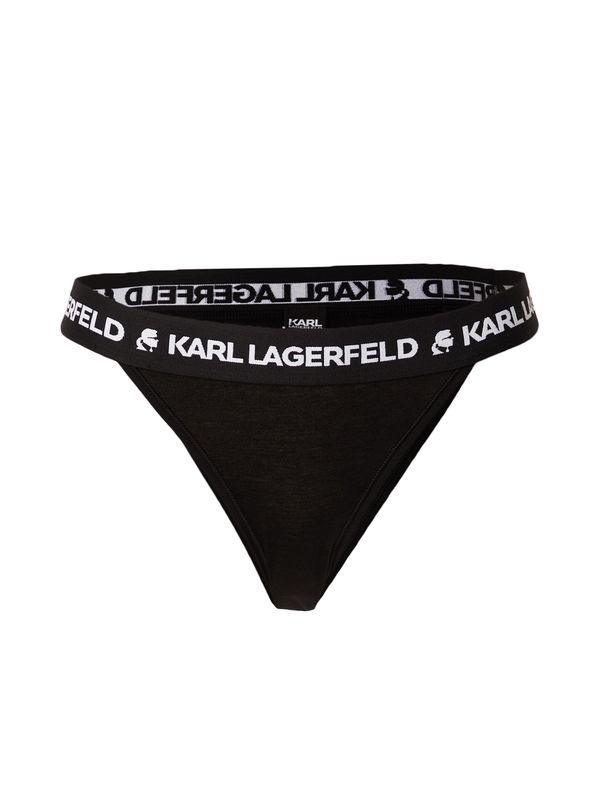 Karl Lagerfeld Karl Lagerfeld Slip  crna / bijela