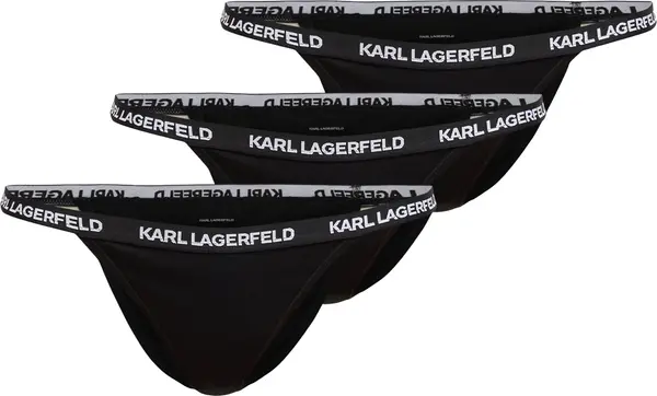 Karl Lagerfeld Karl Lagerfeld Slip  crna / bijela