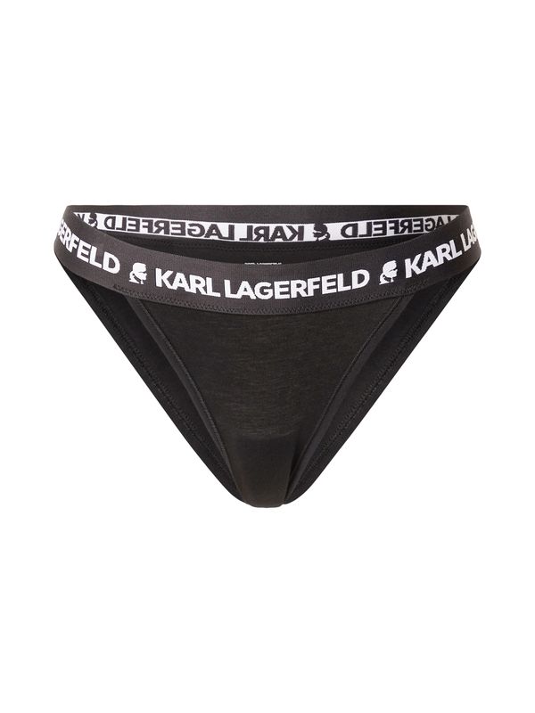 Karl Lagerfeld Karl Lagerfeld Slip  crna / bijela