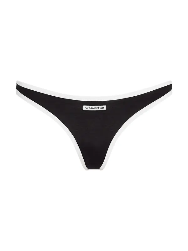 Karl Lagerfeld Karl Lagerfeld Slip  crna / bijela