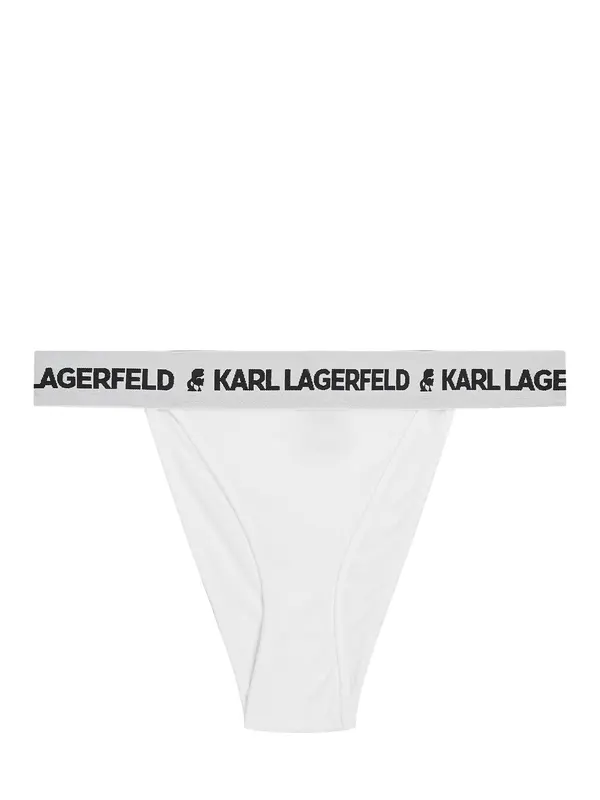 Karl Lagerfeld Karl Lagerfeld Slip  crna / bijela