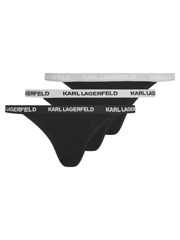 Karl Lagerfeld Karl Lagerfeld Slip  crna / bijela