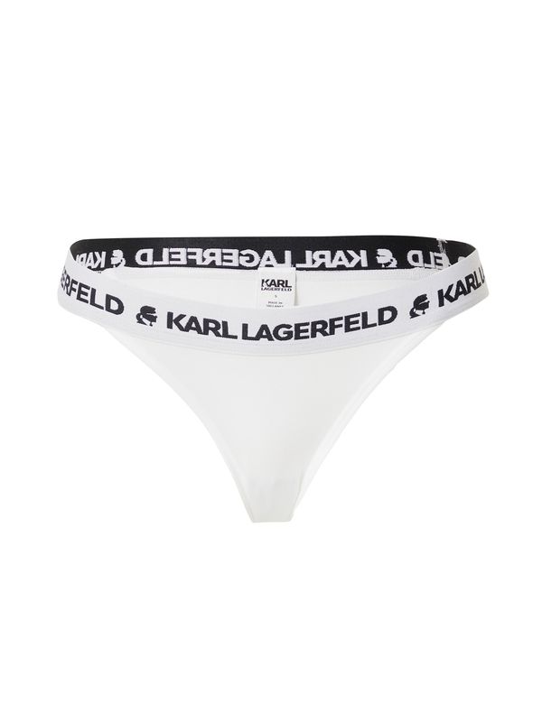 Karl Lagerfeld Karl Lagerfeld Slip  crna / bijela