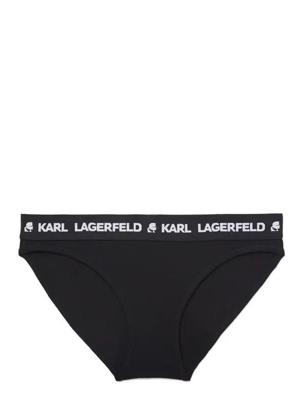 Karl Lagerfeld Karl Lagerfeld Slip  crna / bijela