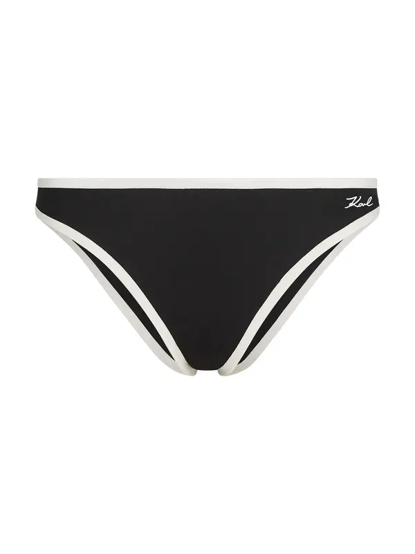 Karl Lagerfeld Karl Lagerfeld Slip  crna / bijela