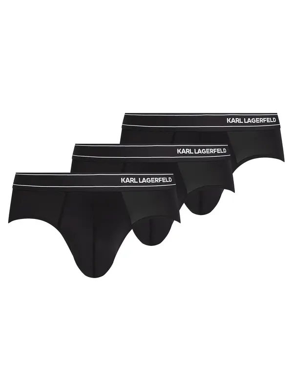 Karl Lagerfeld Karl Lagerfeld Slip  crna / bijela