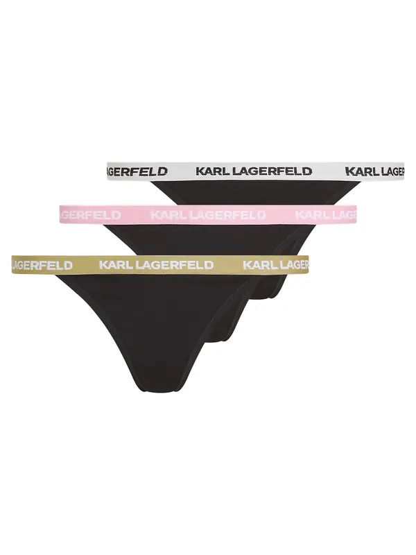 Karl Lagerfeld Karl Lagerfeld Slip  kaki / crna / prljavo bijela