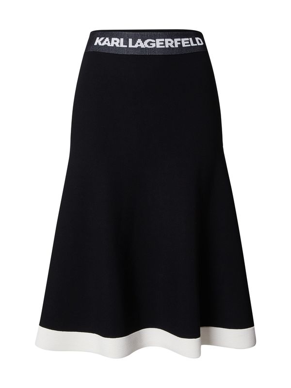 Karl Lagerfeld Karl Lagerfeld Suknja  crna / bijela