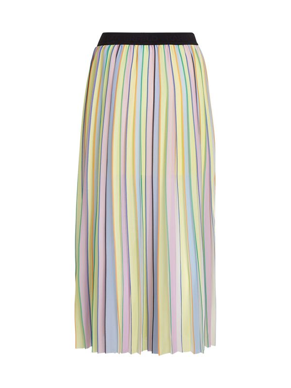Karl Lagerfeld Karl Lagerfeld Suknja 'Pleated'  plava / žuta / zelena / roza / crna
