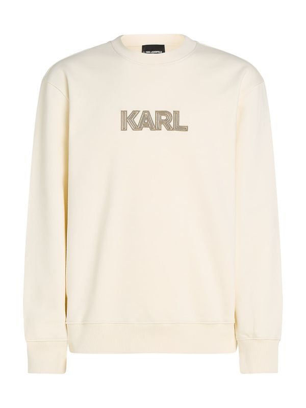 Karl Lagerfeld Karl Lagerfeld Sweater majica 'Art Deco'  bež