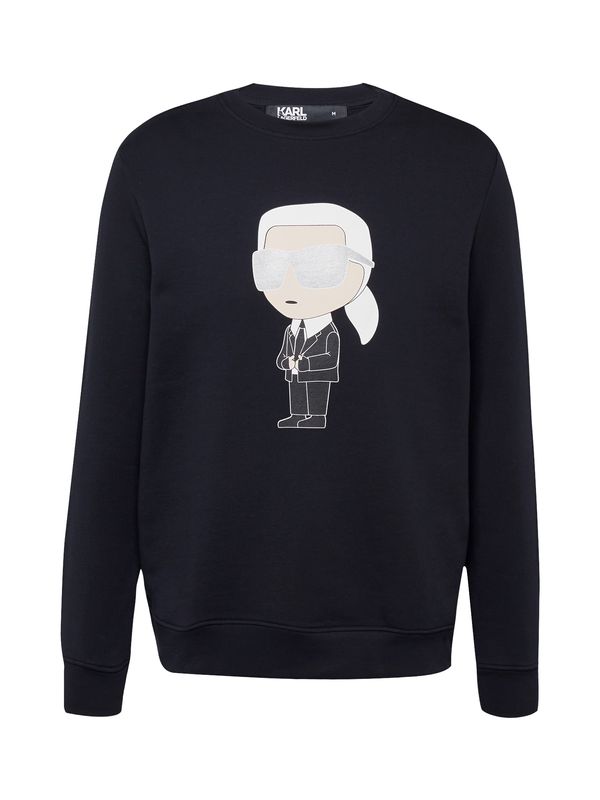 Karl Lagerfeld Karl Lagerfeld Sweater majica  bež / mornarsko plava / crna / bijela