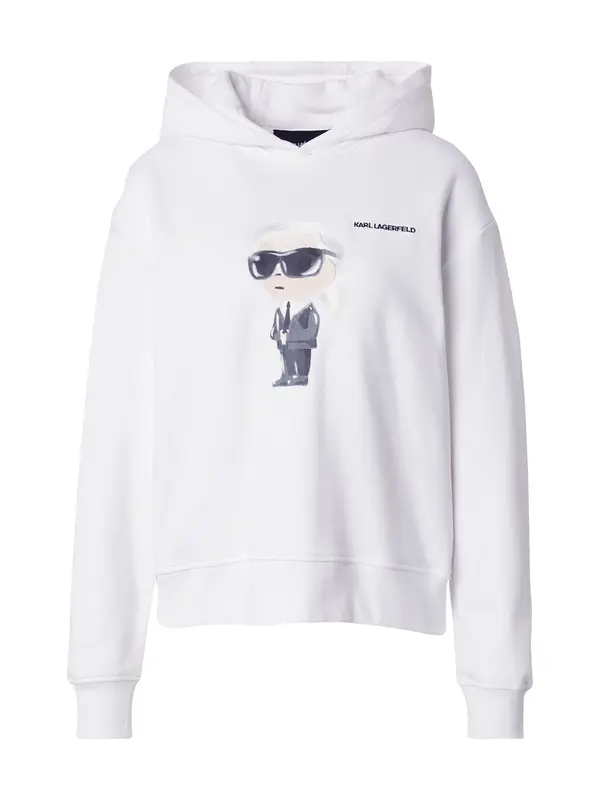Karl Lagerfeld Karl Lagerfeld Sweater majica  bež / siva / crna / bijela