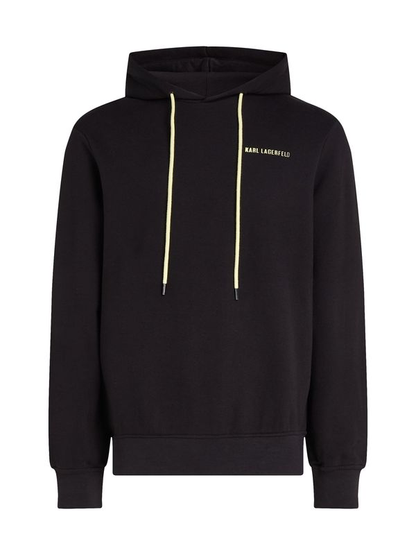 Karl Lagerfeld Karl Lagerfeld Sweater majica  crna / bijela