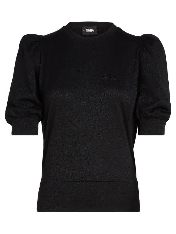 Karl Lagerfeld Karl Lagerfeld Sweater majica  crna
