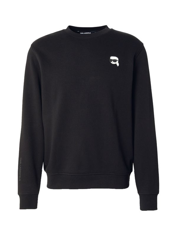 Karl Lagerfeld Karl Lagerfeld Sweater majica  crna / prljavo bijela