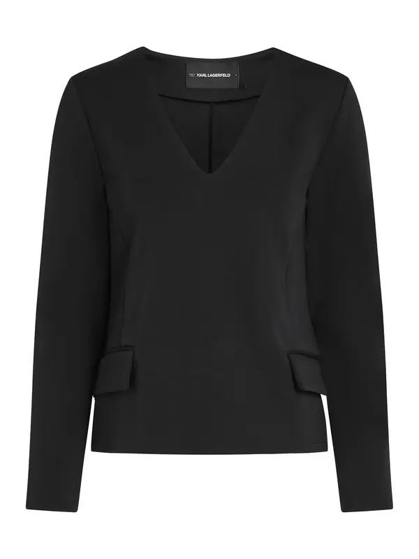 Karl Lagerfeld Karl Lagerfeld Sweater majica  crna