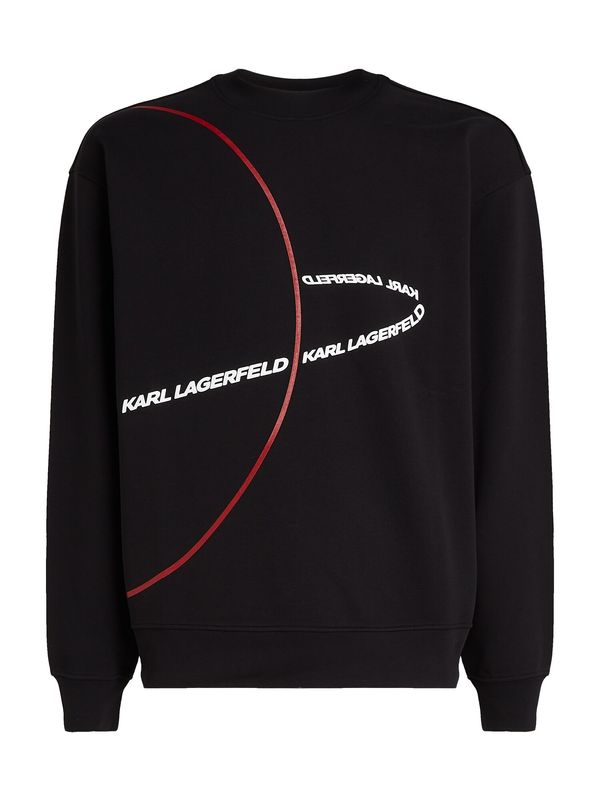 Karl Lagerfeld Karl Lagerfeld Sweater majica  crvena / crna / bijela