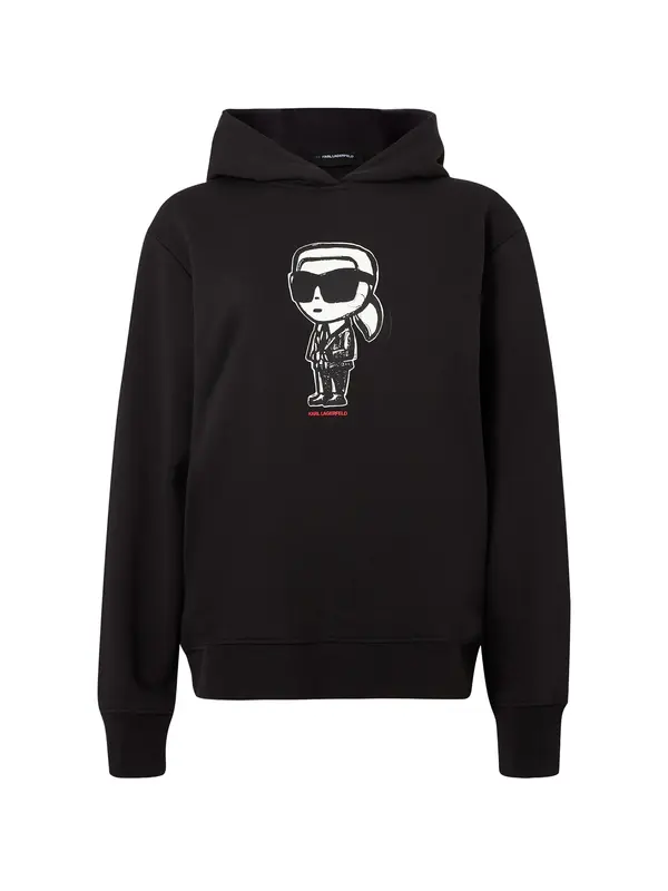 Karl Lagerfeld Karl Lagerfeld Sweater majica  crvena / crna / bijela
