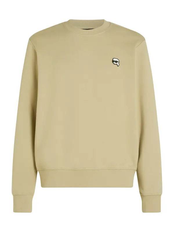 Karl Lagerfeld Karl Lagerfeld Sweater majica 'Ikon'  bež