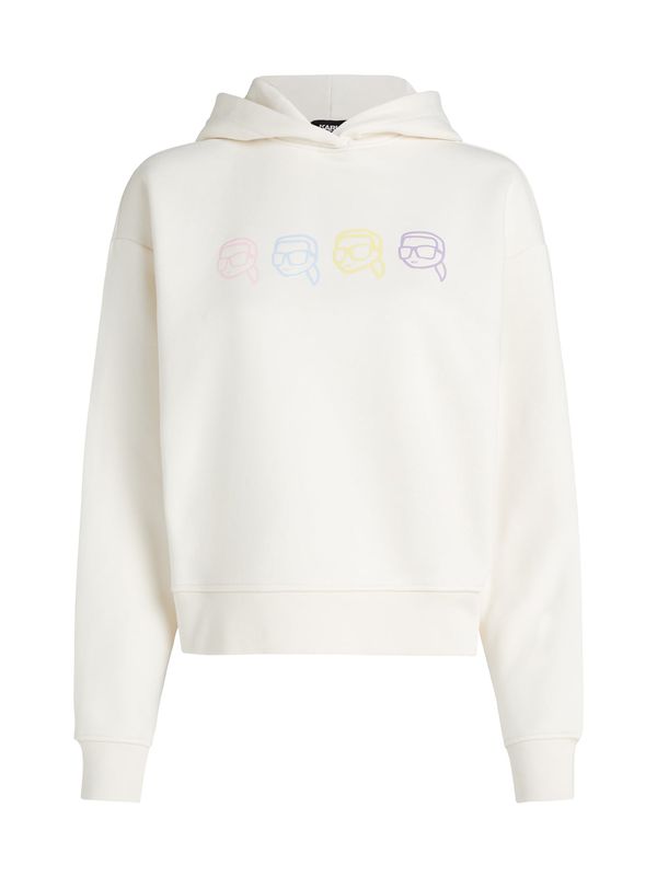 Karl Lagerfeld Karl Lagerfeld Sweater majica 'Ikonik'  miks boja / bijela