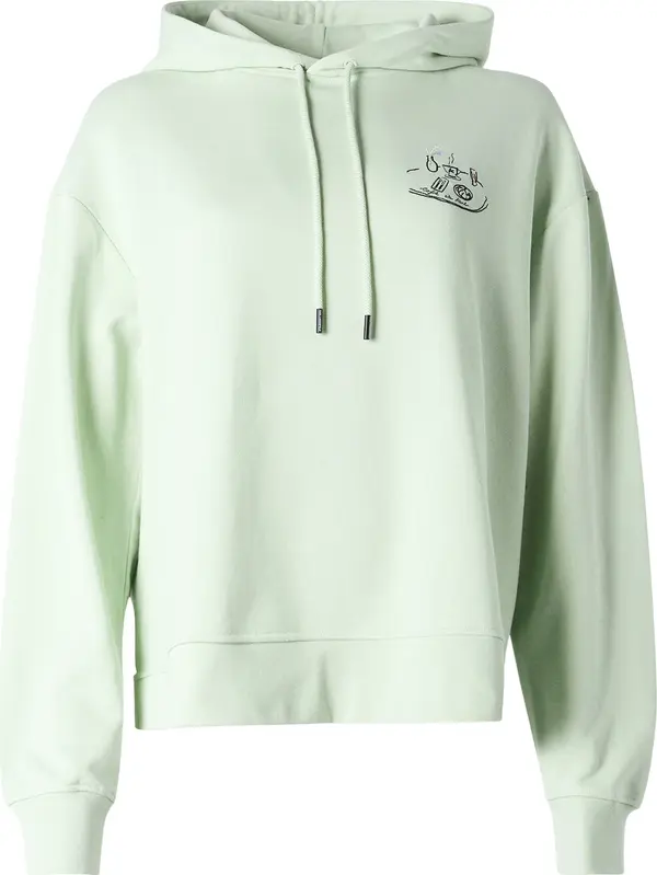 Karl Lagerfeld Karl Lagerfeld Sweater majica 'Karl Lagerfeld x Jorge Parra'  menta / crna