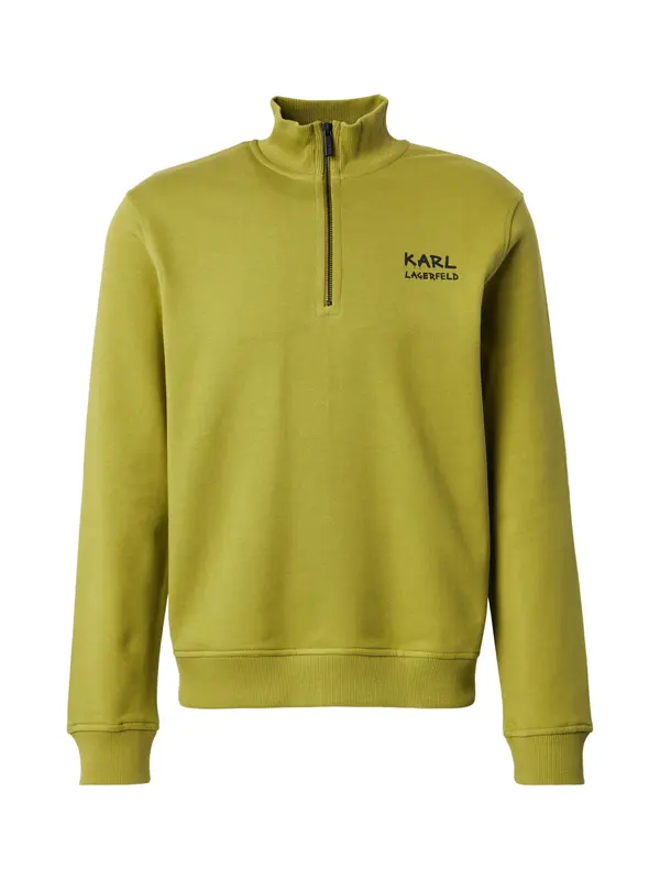 Karl Lagerfeld Karl Lagerfeld Sweater majica  kivi zelena / crna