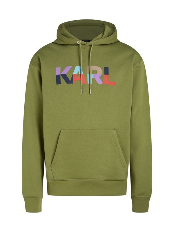 Karl Lagerfeld Karl Lagerfeld Sweater majica  maslinasta