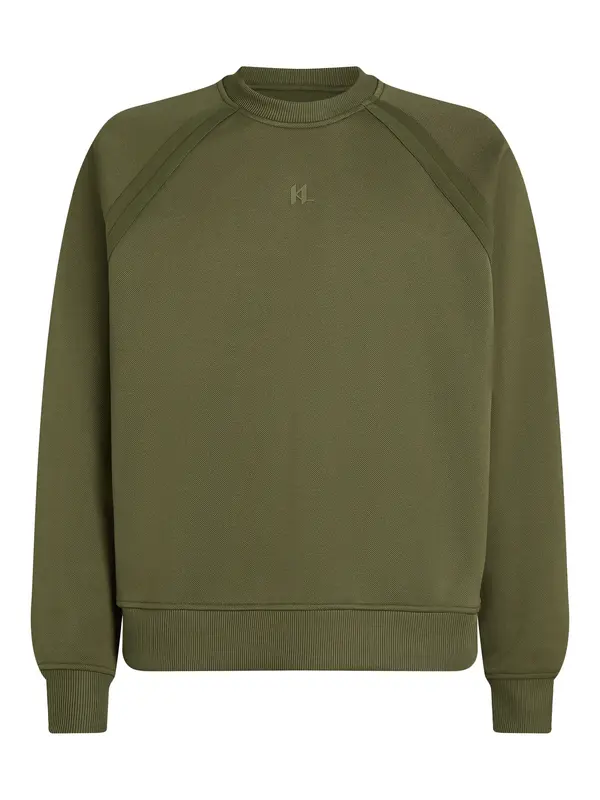 Karl Lagerfeld Karl Lagerfeld Sweater majica  maslinasta