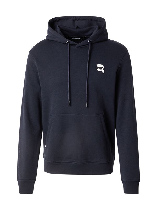 Karl Lagerfeld Karl Lagerfeld Sweater majica  morsko plava / bijela