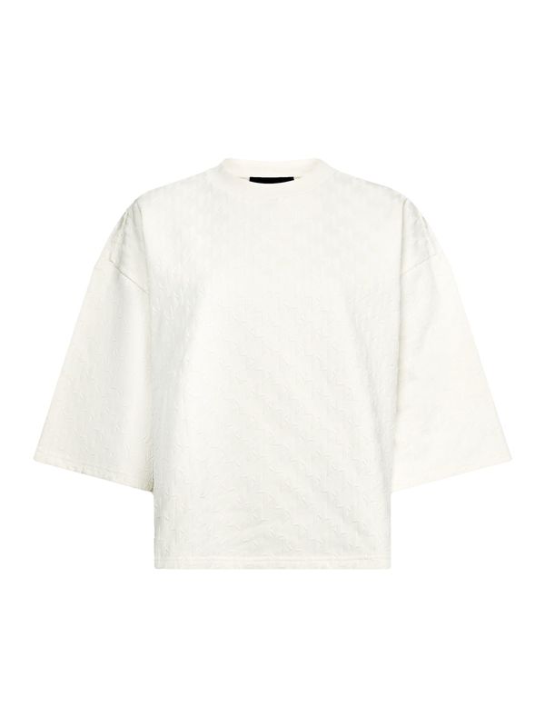 Karl Lagerfeld Karl Lagerfeld Sweater majica  prljavo bijela