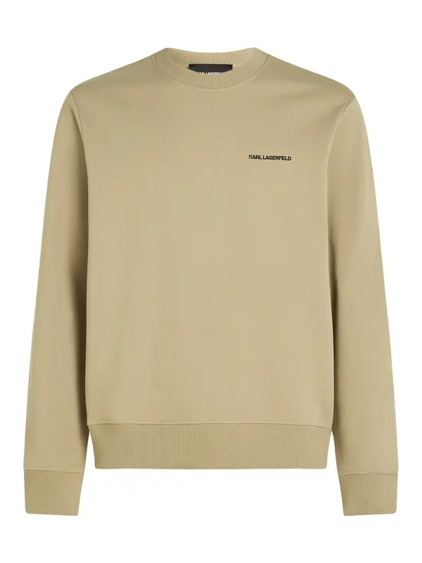 Karl Lagerfeld Karl Lagerfeld Sweater majica 'Rue St-Guillaume'  boja devine dlake (camel)
