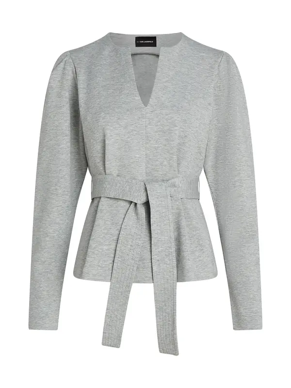 Karl Lagerfeld Karl Lagerfeld Sweater majica  siva