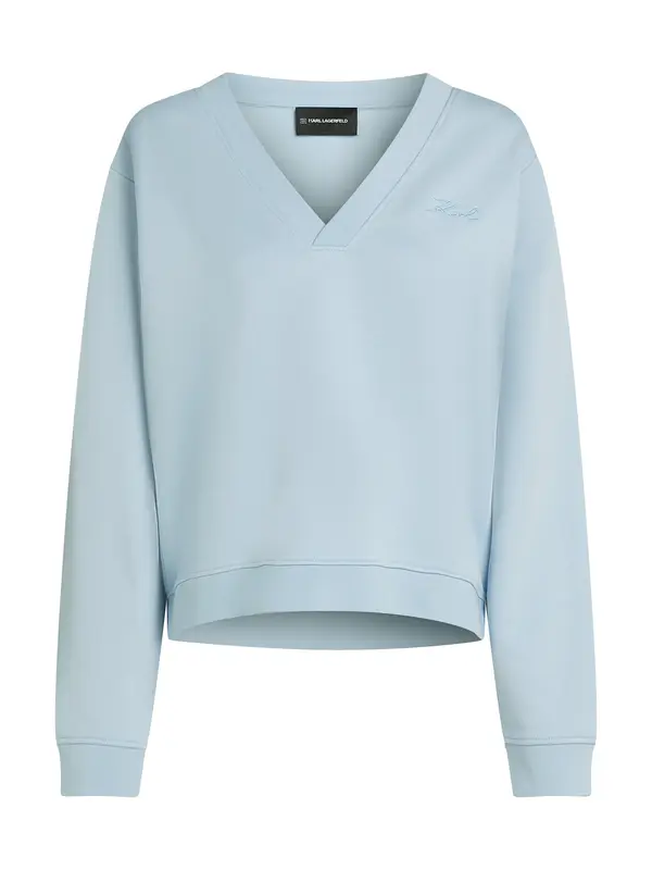 Karl Lagerfeld Karl Lagerfeld Sweater majica  svijetloplava