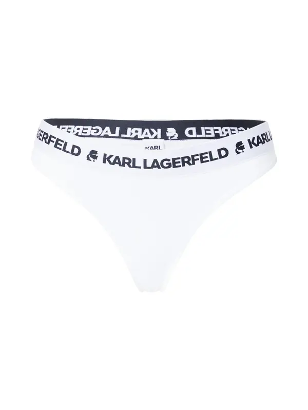 Karl Lagerfeld Karl Lagerfeld Tanga gaćice  crna / bijela