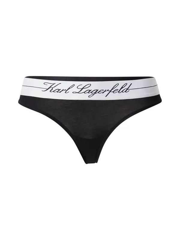 Karl Lagerfeld Karl Lagerfeld Tanga gaćice 'HOTEL'  boja pijeska / crna