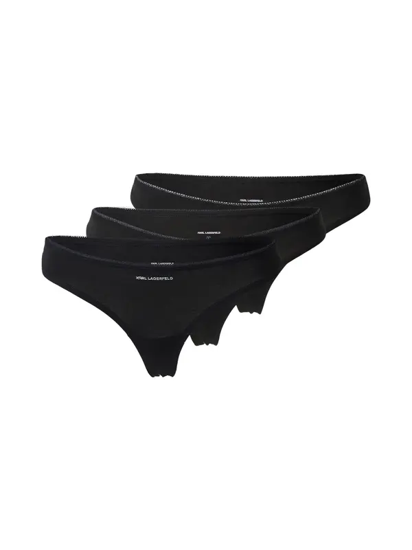 Karl Lagerfeld Karl Lagerfeld Tanga gaćice 'IKON'  crna