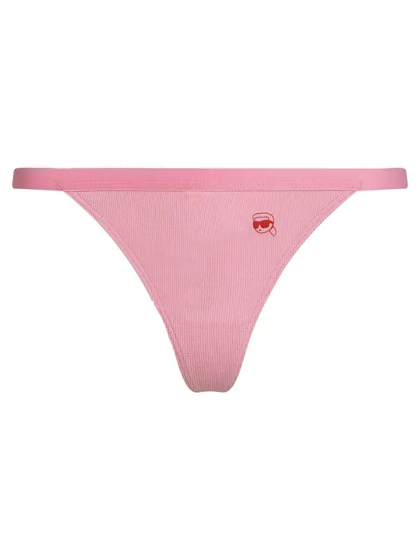 Karl Lagerfeld Karl Lagerfeld Tanga gaćice 'Ikon'  roza / crvena