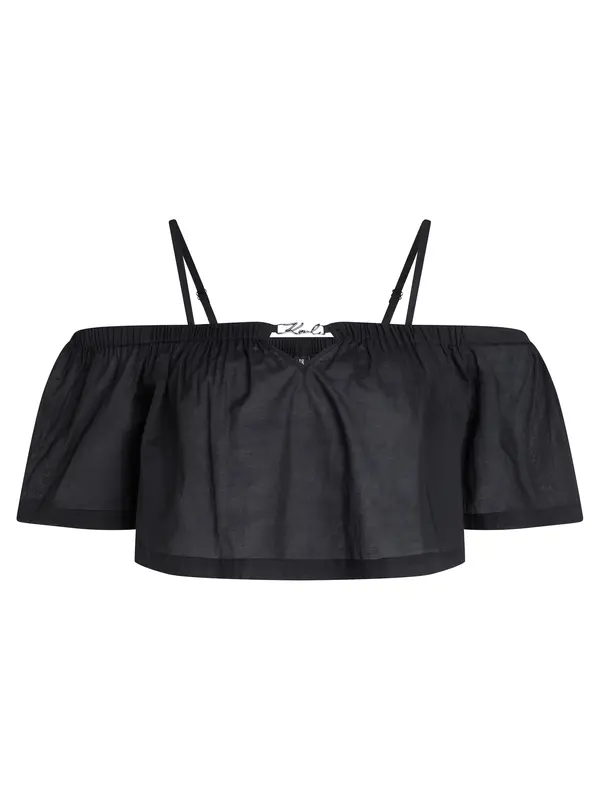 Karl Lagerfeld Karl Lagerfeld Top  crna