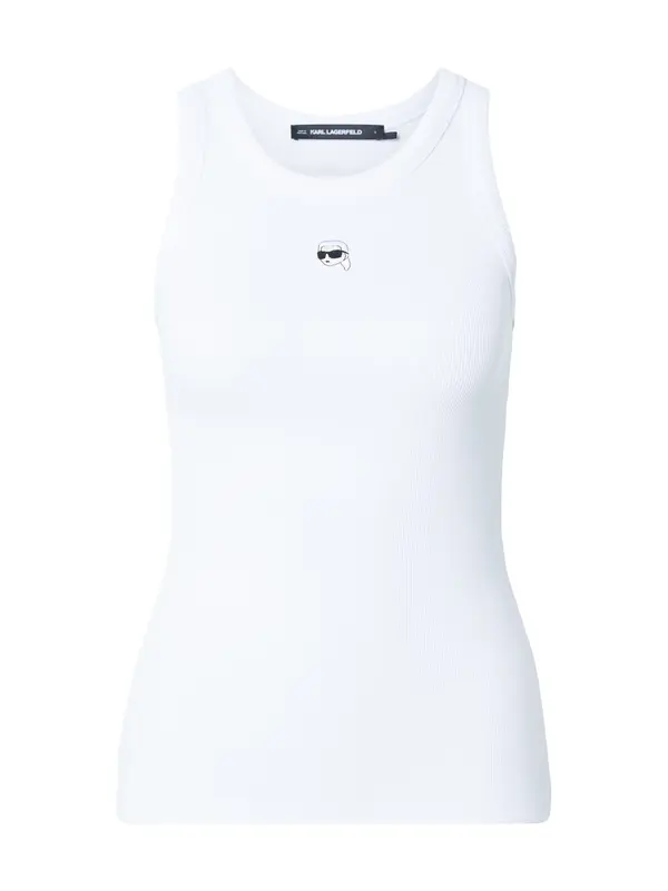 Karl Lagerfeld Karl Lagerfeld Top 'Ikon'  bež / crna / bijela
