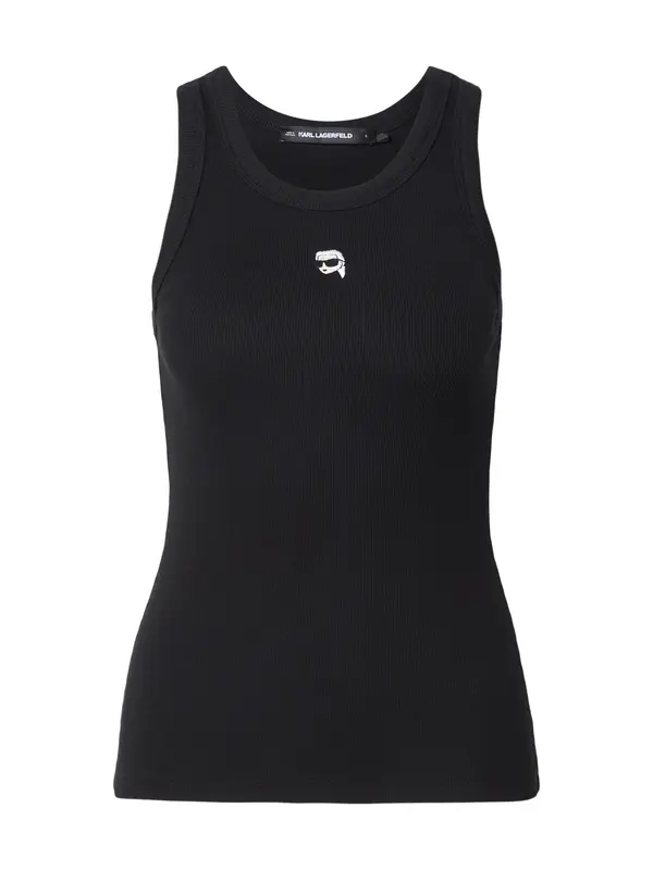 Karl Lagerfeld Karl Lagerfeld Top 'IKON'  crna / bijela